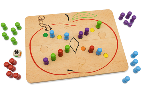 Raupenrallye Puzzle